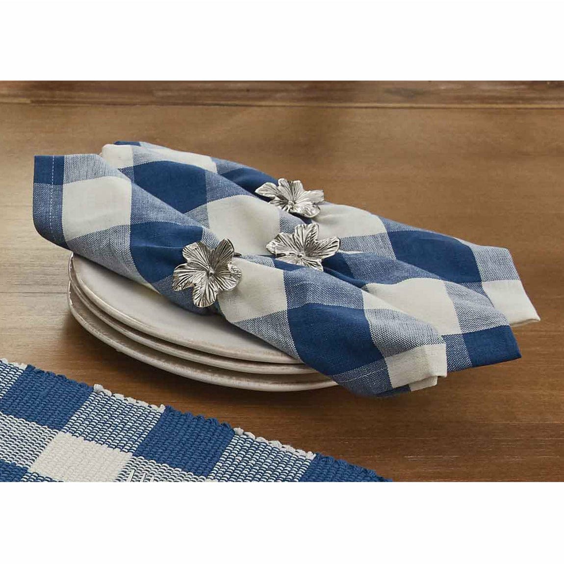 Wicklow Check in China Blue Napkin-Park Designs-The Village Merchant