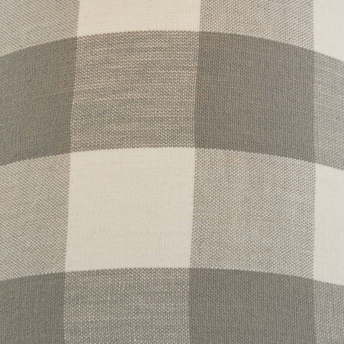 Wicklow Check in Dove Gray Fabric Lamp Shade - 3 Sizes