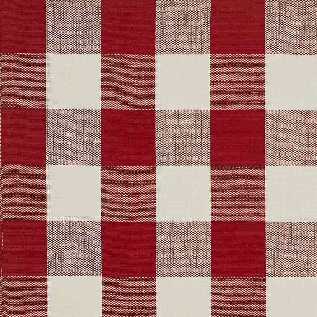 Wicklow Check in Red & Cream Backed Placemat Set of 2
