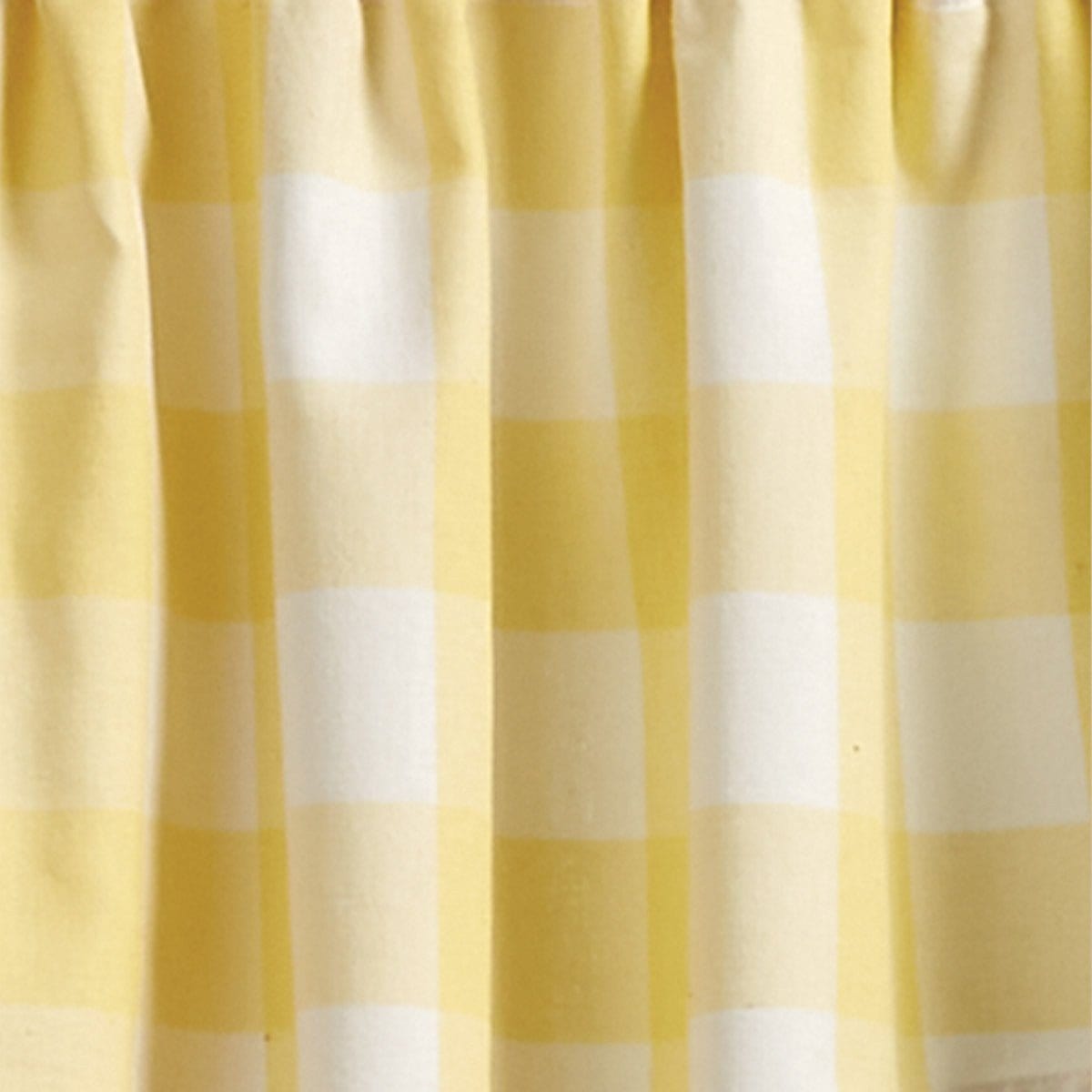 Wicklow Check in Yellow Swag Pair 36&quot; Long Unlined-Park Designs-The Village Merchant