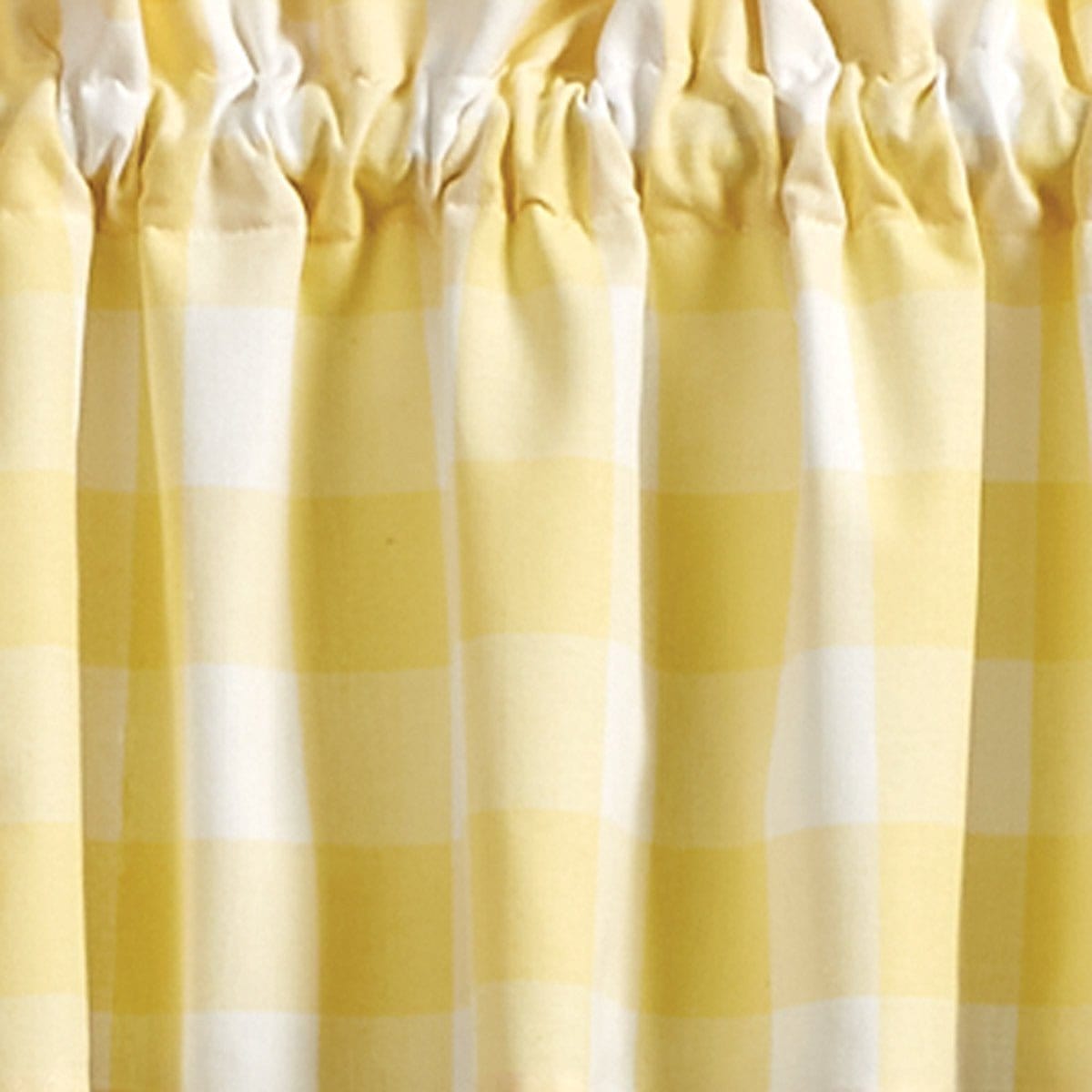 Wicklow Check in Yellow Valance Unlined-Park Designs-The Village Merchant