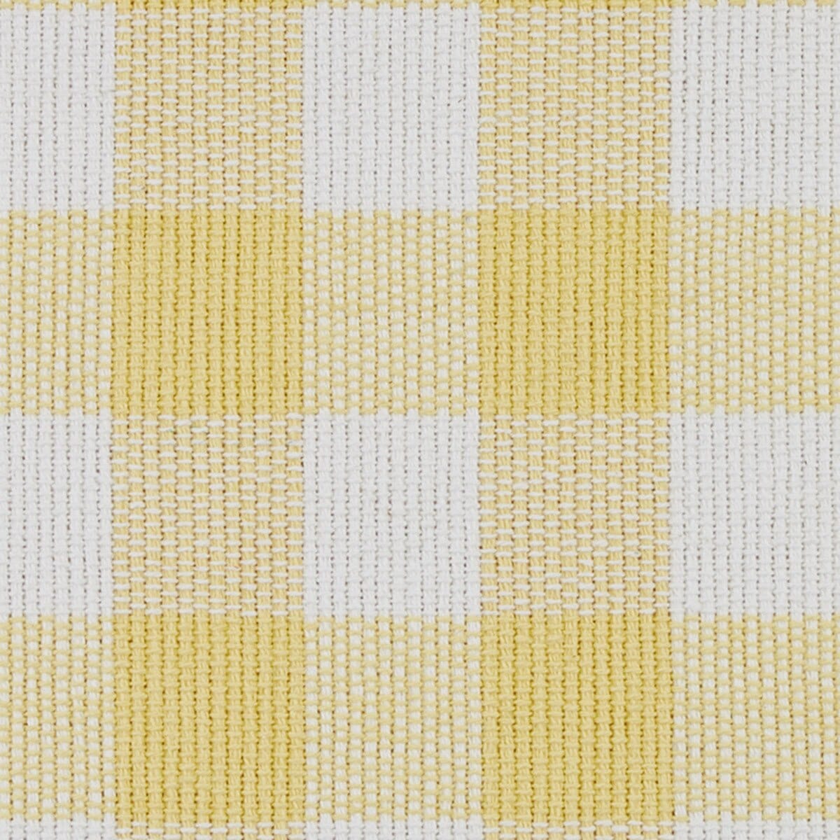 Wicklow Check in Yellow Yarn Placemat - Set of 2