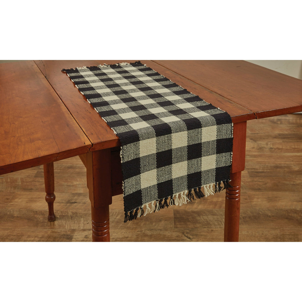 Wicklow In Black Table Runner 36&quot; Long-Park Designs-The Village Merchant