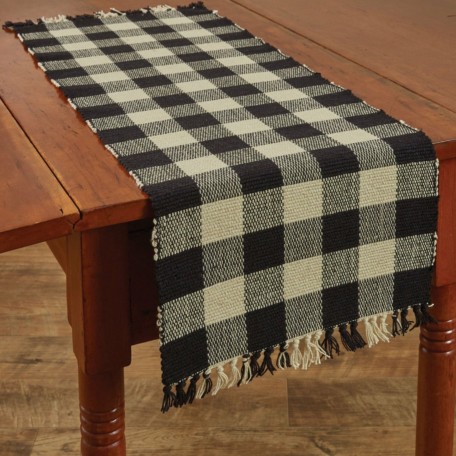 Wicklow In Black Table Runner 36" Long-Park Designs-The Village Merchant