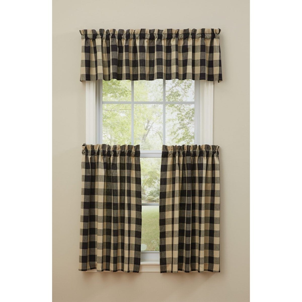 Wicklow In Black Valance Unlined-Park Designs-The Village Merchant