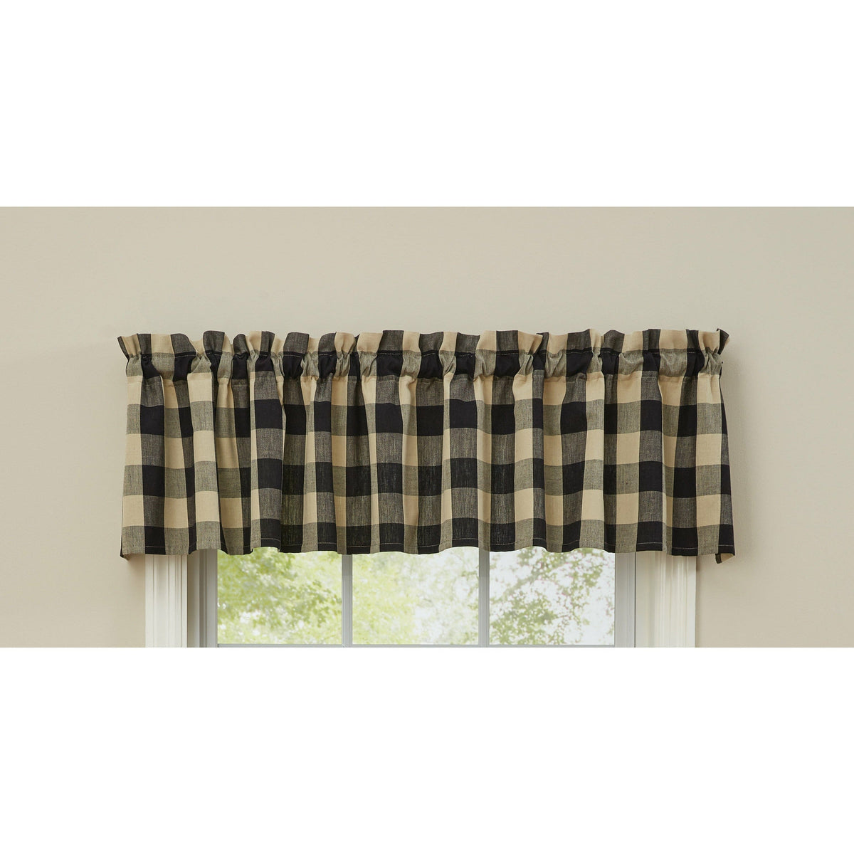 Wicklow In Black Valance Unlined-Park Designs-The Village Merchant