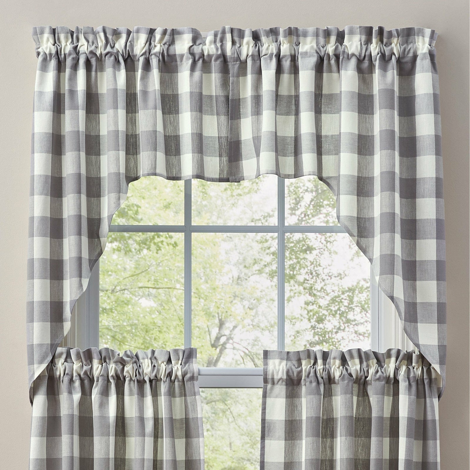 Wicklow in Dove Swag Pair 36" Long Unlined-Park Designs-The Village Merchant