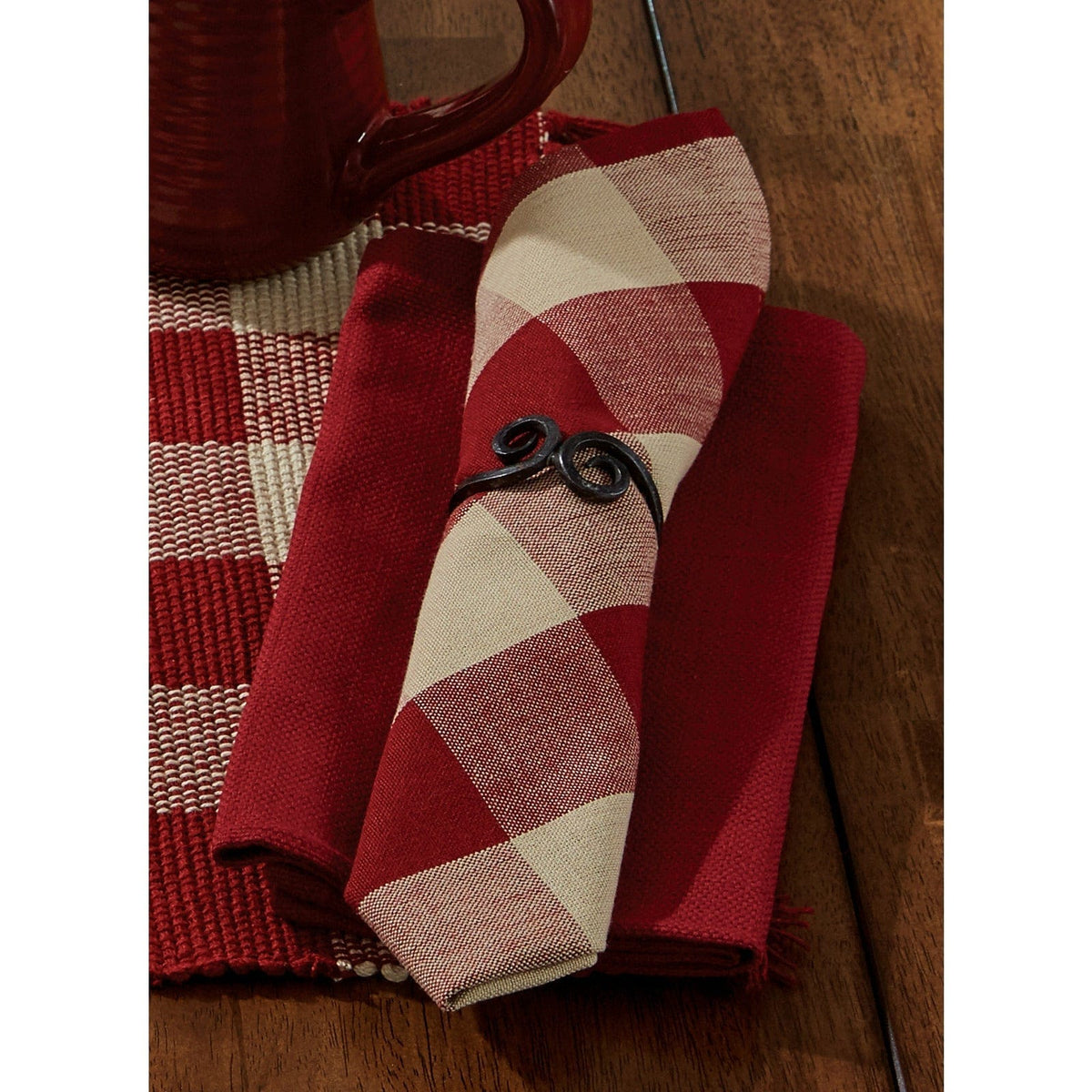 Wicklow In Garnet Napkin-Park Designs-The Village Merchant