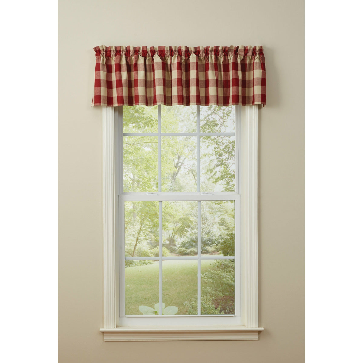 Wicklow In Garnet Valance Unlined-Park Designs-The Village Merchant