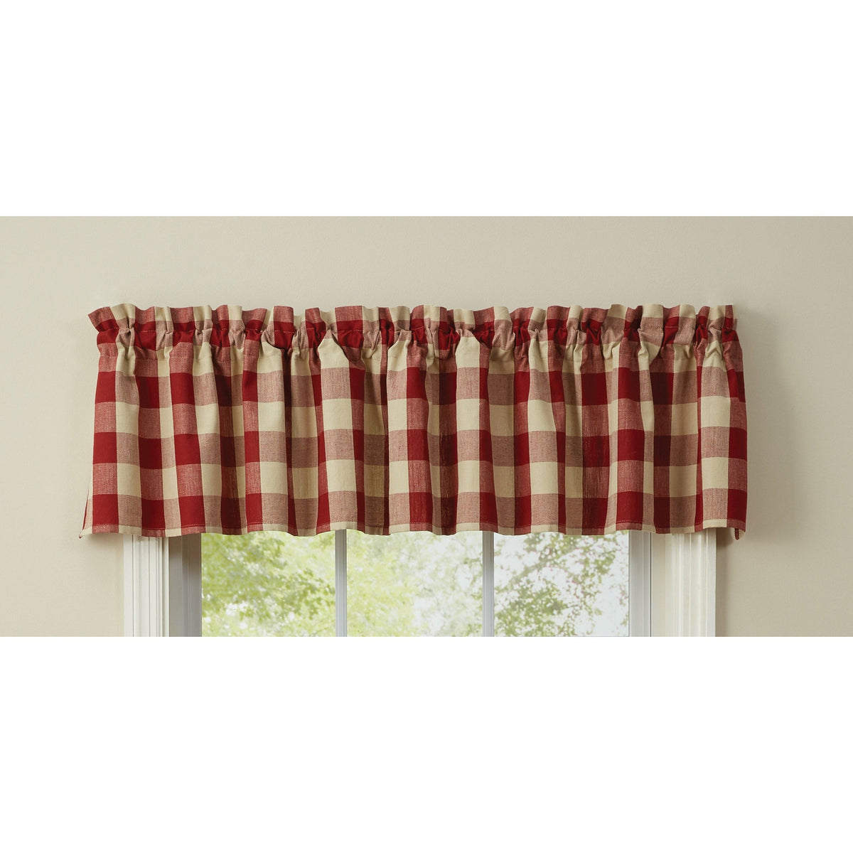 Wicklow In Garnet Valance Unlined-Park Designs-The Village Merchant