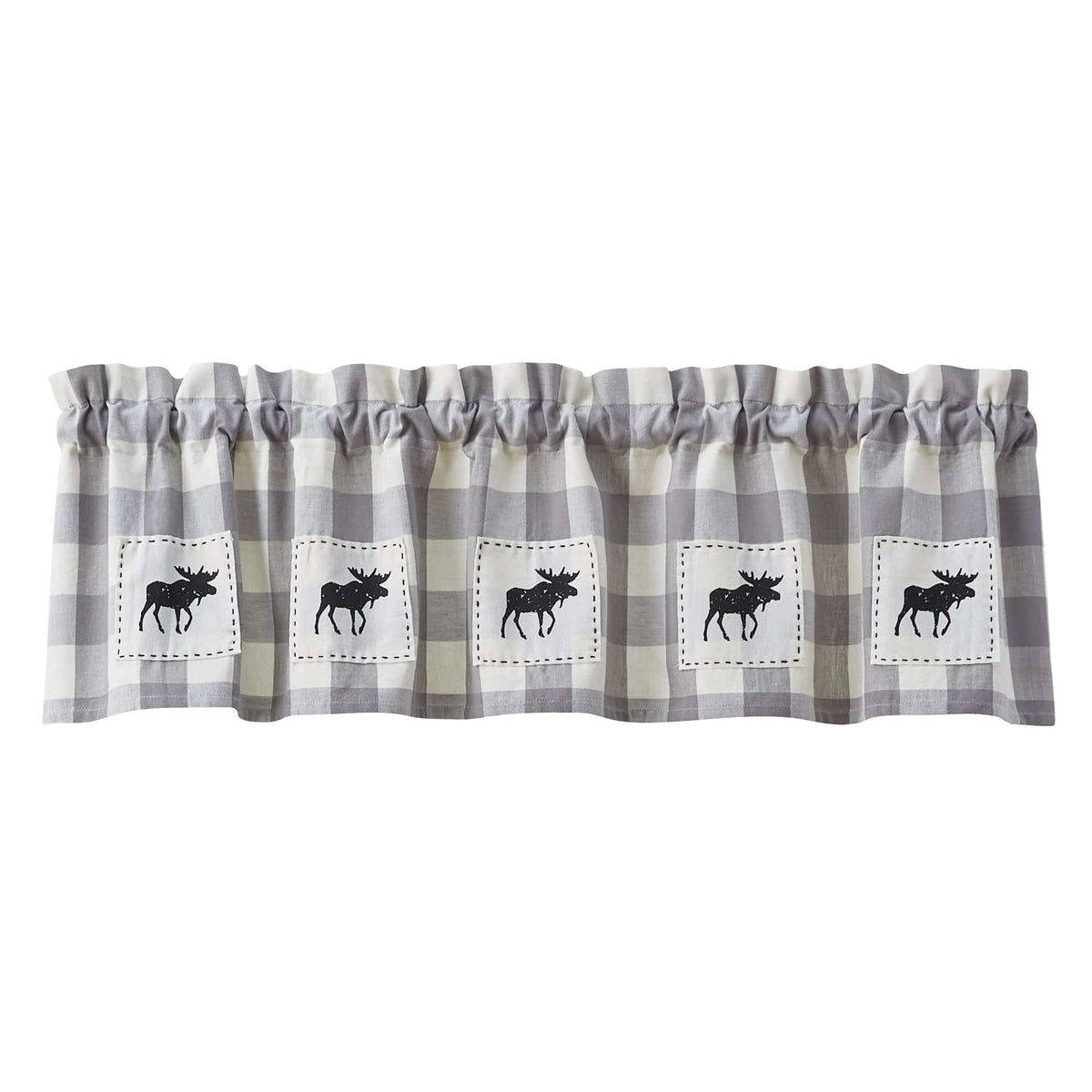 Wicklow Moose Patch Valance Lined-Park Designs-The Village Merchant