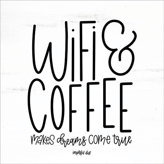 Wifi & Coffee By Imperfect Dust Art Print - 12 X 16-Penny Lane Publishing-The Village Merchant