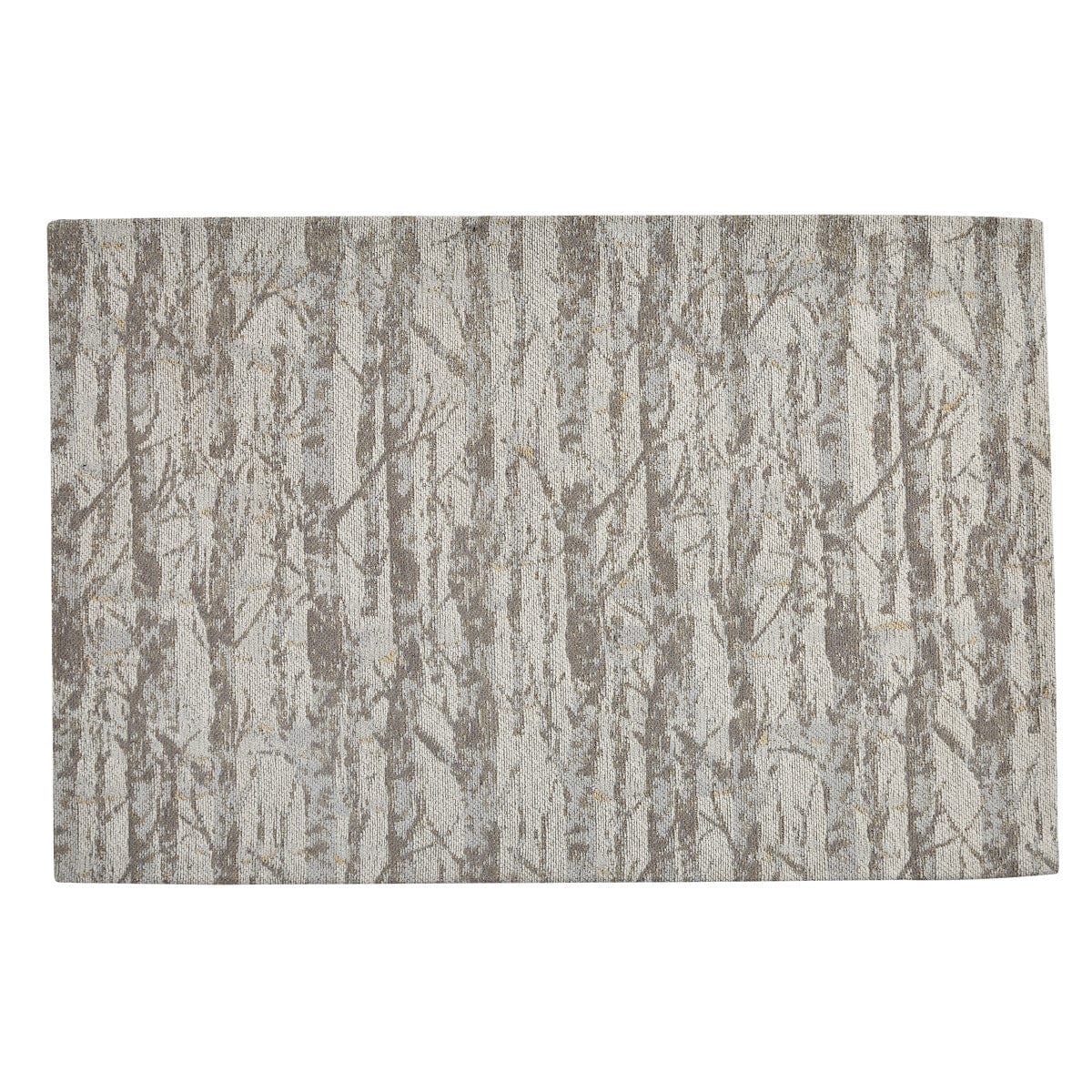 Wild And Beautiful Birch Woven Jacquard Chenille Rug 24&quot; X 36&quot; Rectangle