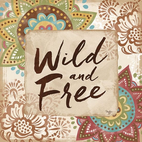 Wild And Free By Mollie B Right Art Print - 12 X 12-Penny Lane Publishing-The Village Merchant