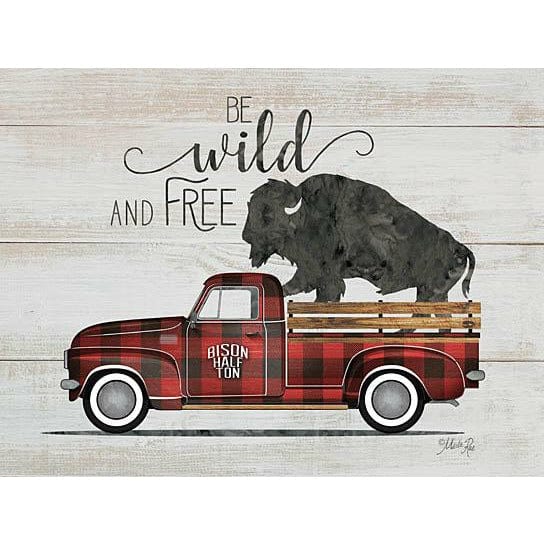 Penny Lane Publishing Wild And Free Vintage Truck By Marla Rae Art Print - 12 X 16