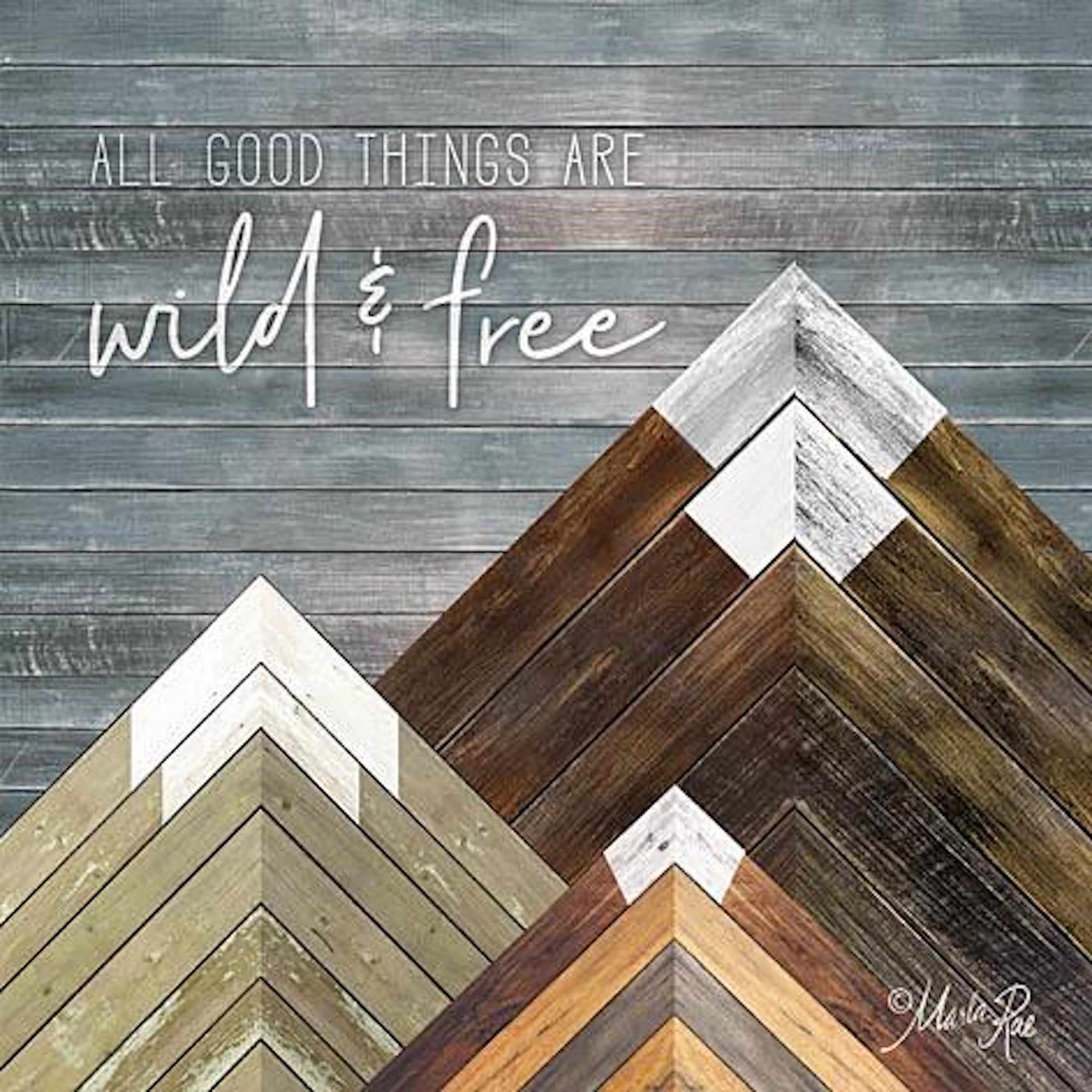 Wild & Free By Marla Rae Art Print - 12 X 12-Penny Lane Publishing-The Village Merchant