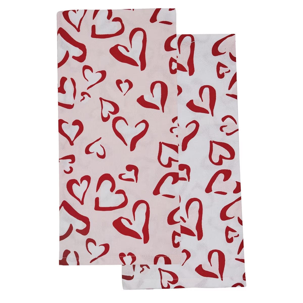 Wild Hearts Decorative Towel Set of 2 Assorted