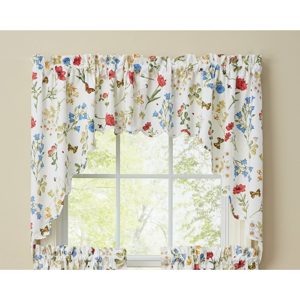 Wildflower Swag Pair 36&quot; Long Unlined-Park Designs-The Village Merchant