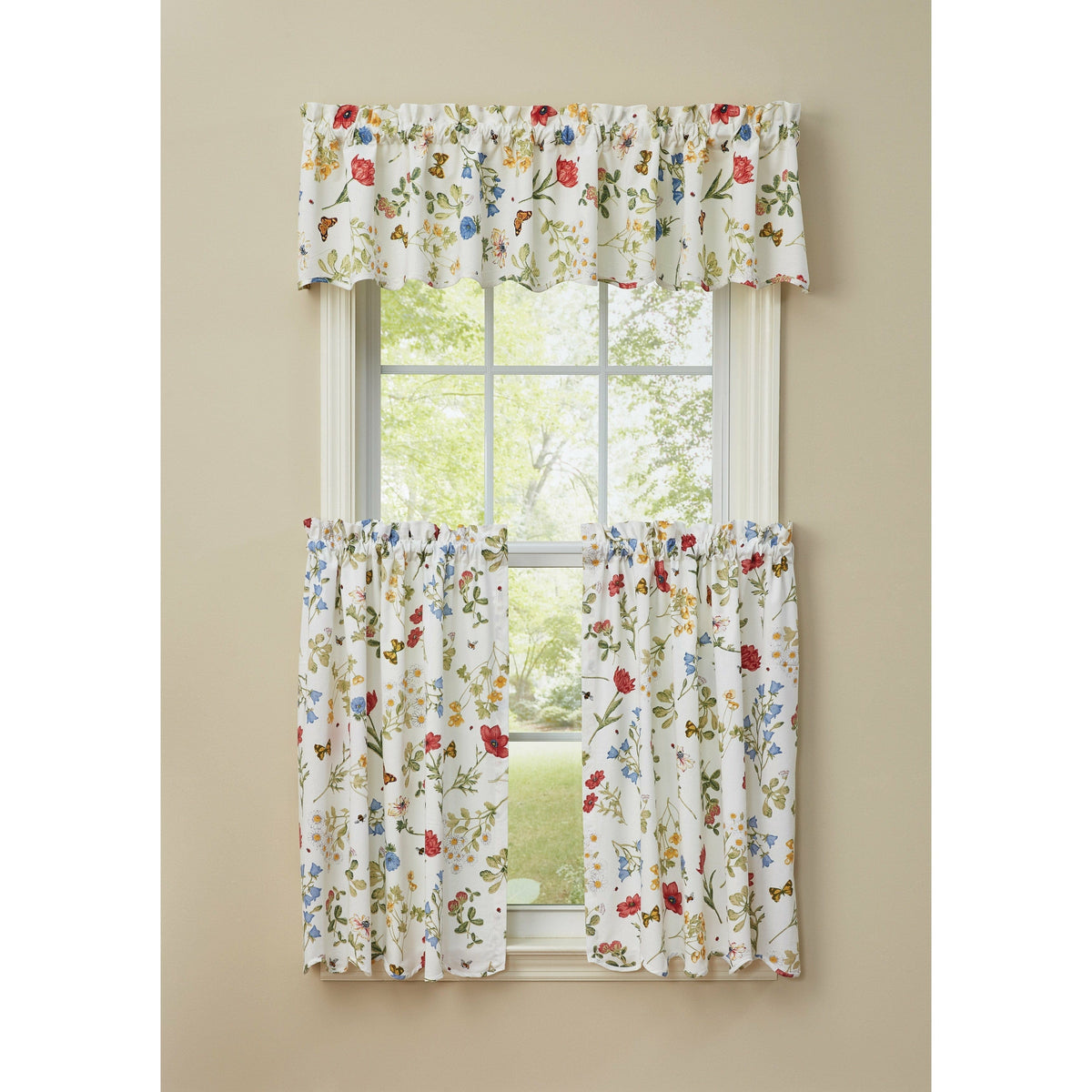 Wildflower Tier Pair 36&quot; Long Unlined-Park Designs-The Village Merchant