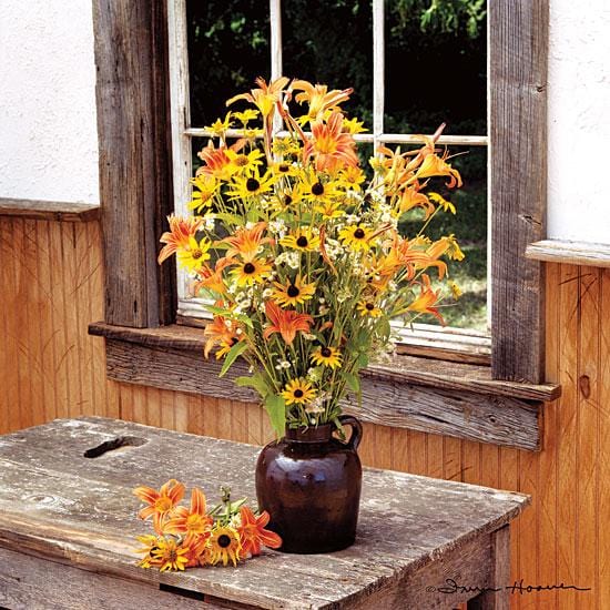 Wildflower Window By Irvin Hoover Art Print - 12 X 12-Penny Lane Publishing-The Village Merchant