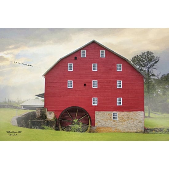 Willow Grove Mill By Lori Deiter Art Print - 12 X 18-Penny Lane Publishing-The Village Merchant