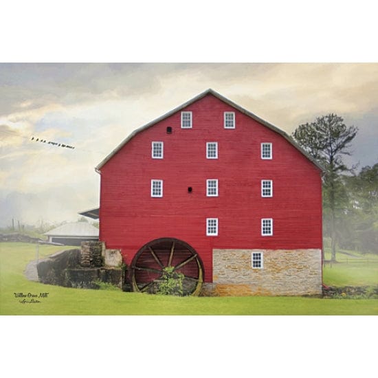 Penny Lane Publishing Willow Grove Mill By Lori Deiter Art Print - 12 X 18