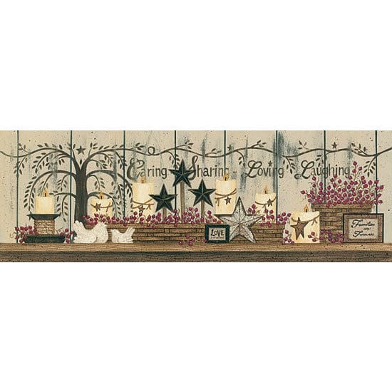 Willow Tree Shelf Collection By Linda Spivey Art Print - 12 X 36-Penny Lane Publishing-The Village Merchant