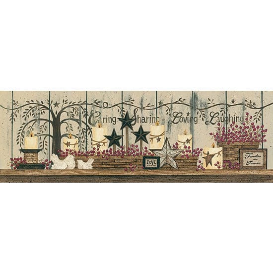 Penny Lane Publishing Willow Tree Shelf Collection By Linda Spivey Art Print - 12 X 36