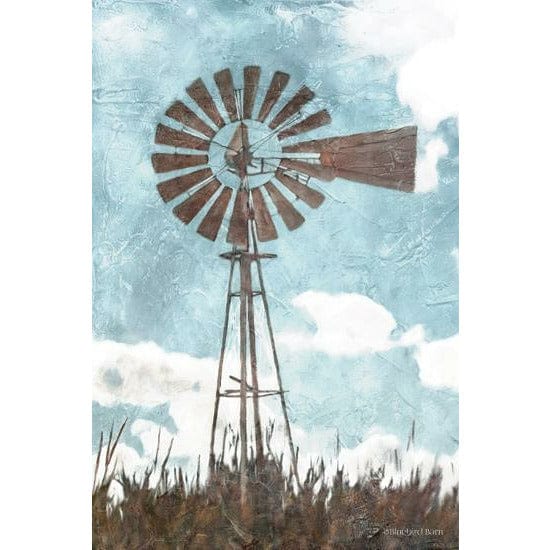 Windmill By Bluebird Barn Art Print - 12 X 18-Penny Lane Publishing-The Village Merchant