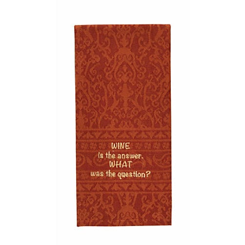 Wine Is The Answer Decorative Towel-Park Designs-The Village Merchant