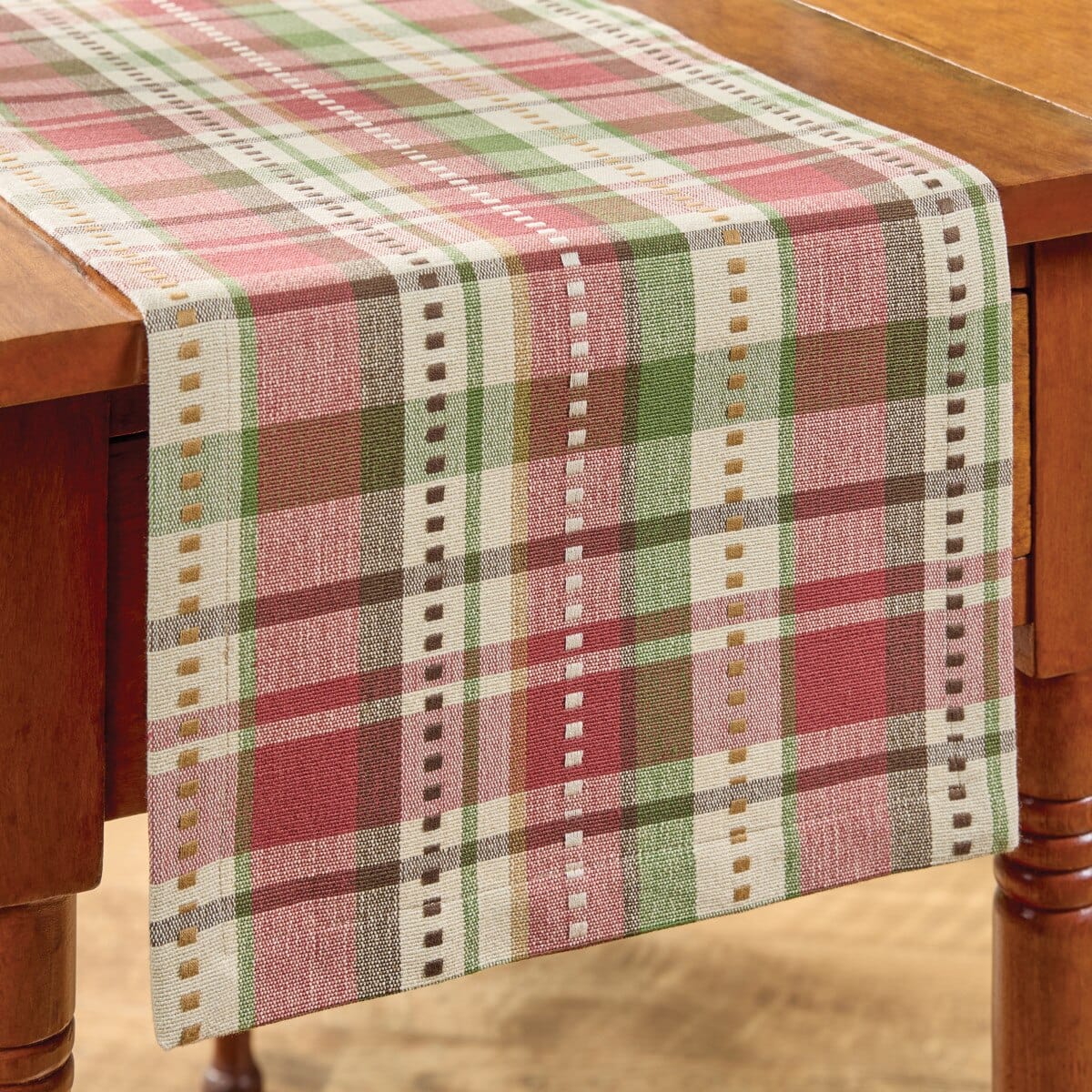 Park Designs Winfield Plaid Table Runner 36" Long