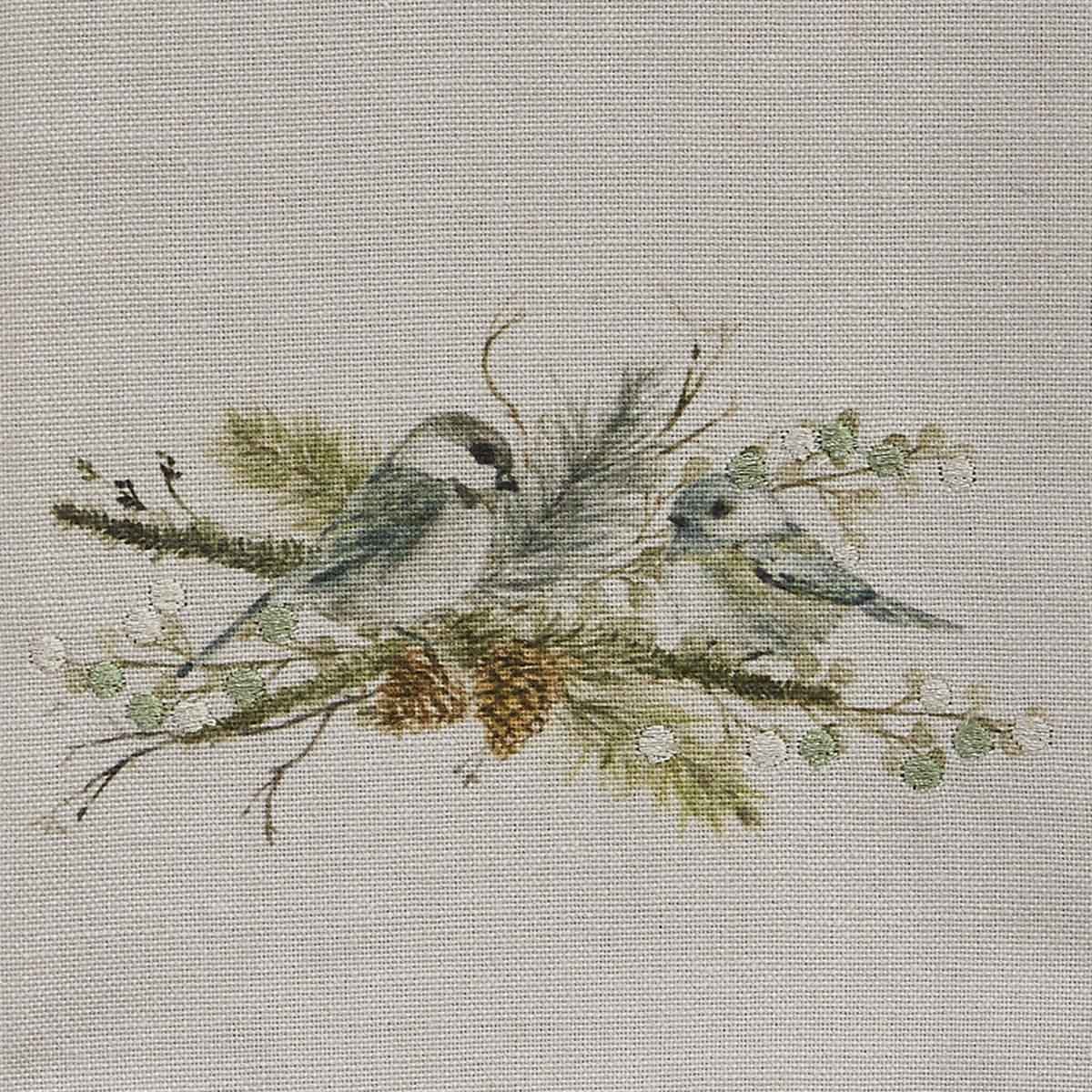 Winter Blessings - Birds Decorative Towel-Park Designs-The Village Merchant