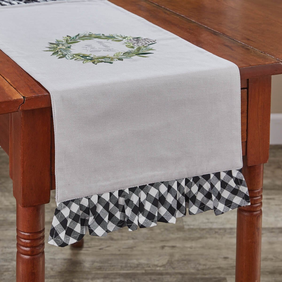Winter Blessings Border Table Runner 36" Long