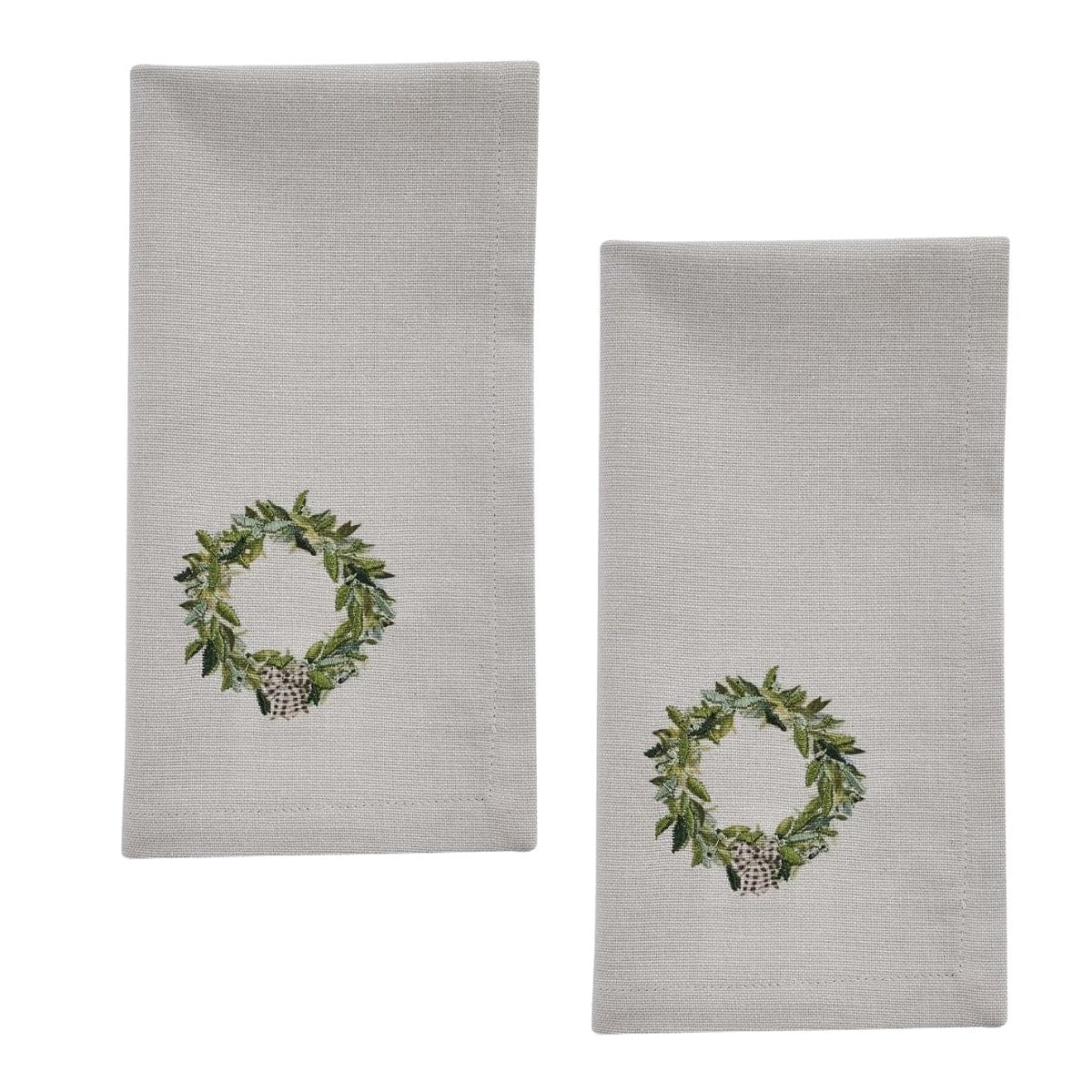 Winter Blessings Embroidered Napkin Set of 2
