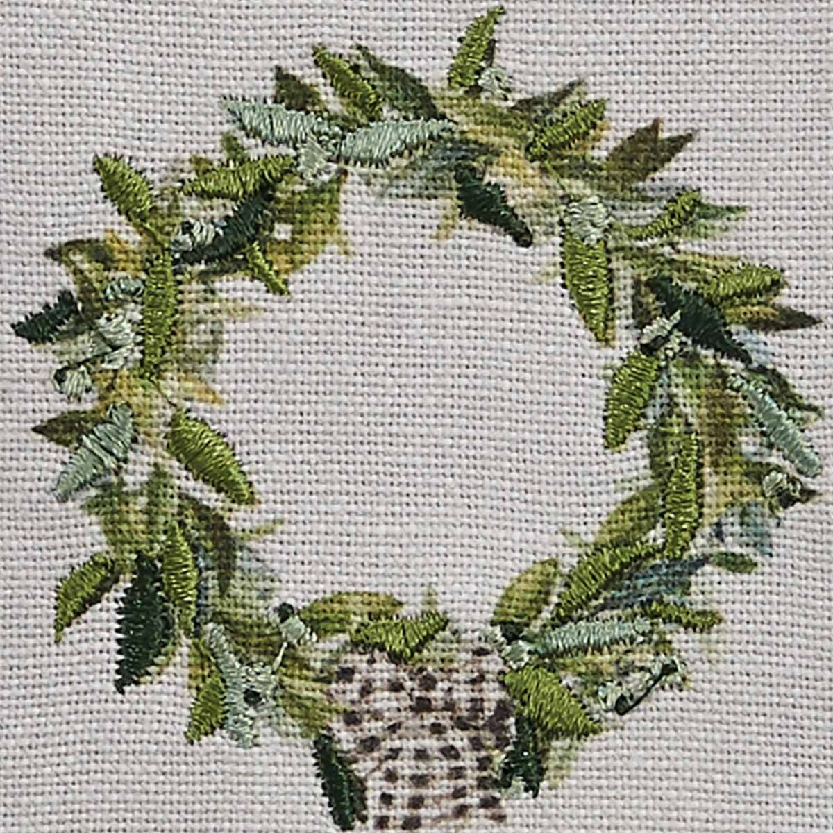 Winter Blessings Embroidered Napkin Set of 2