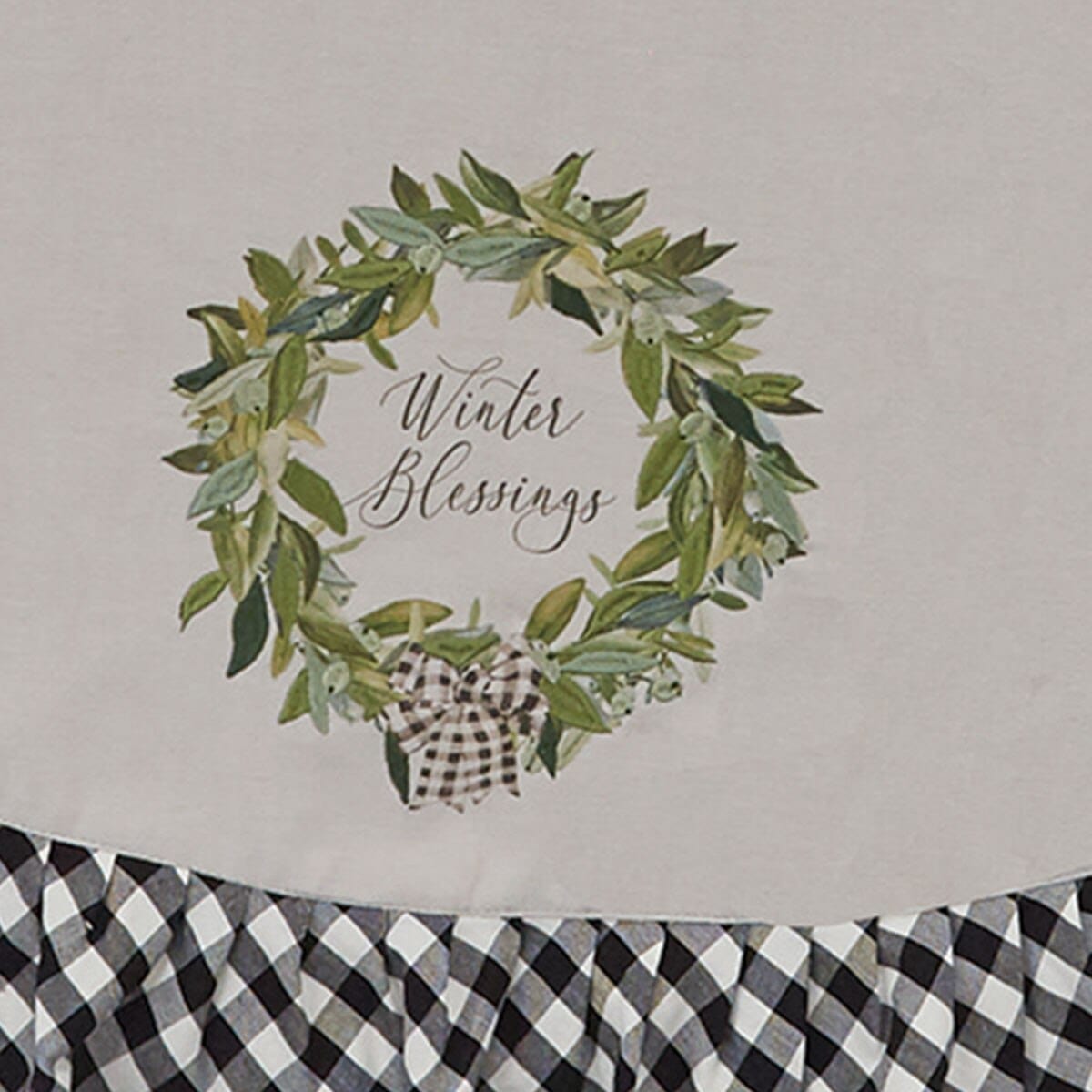 Winter Blessings Tree Skirt 52" Diameter