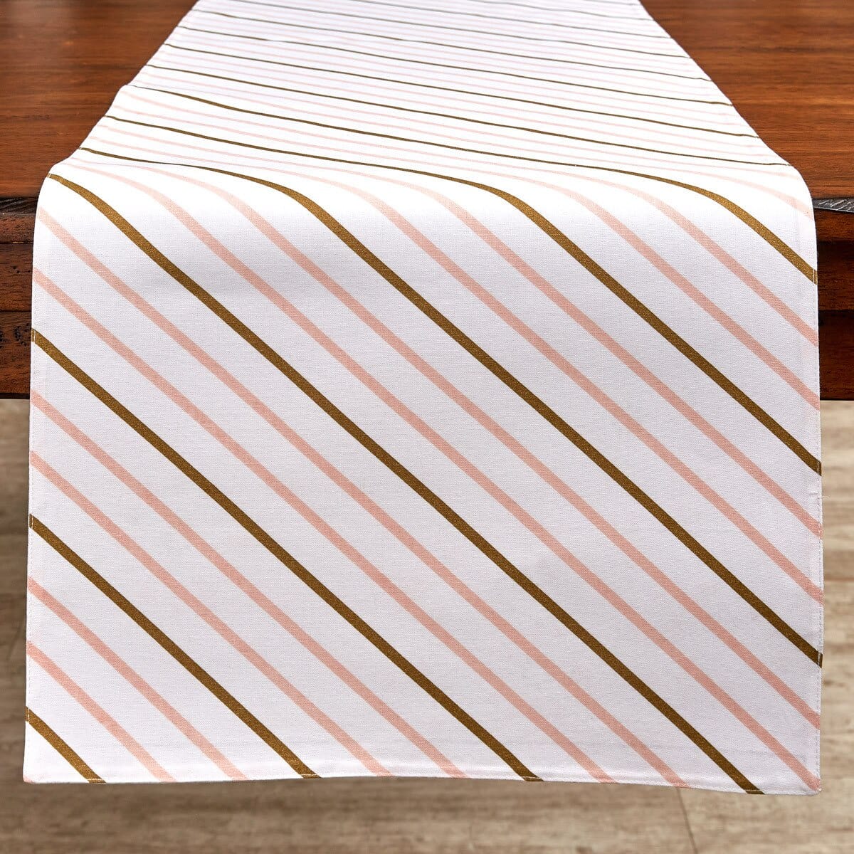 Winter Blush Printed Reversible Table Runner 72" Long