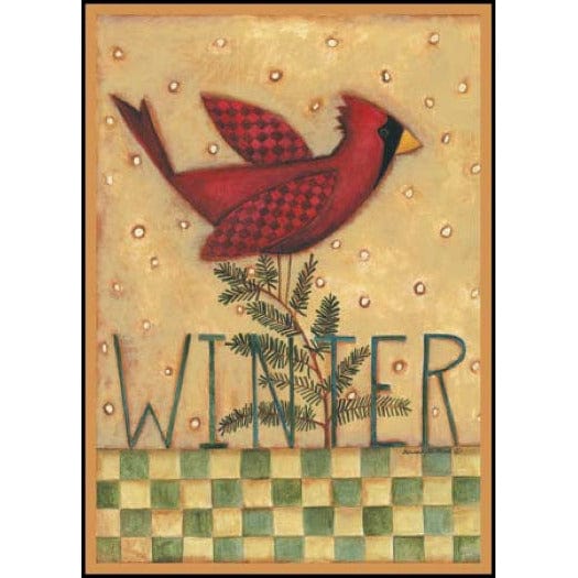 Winter Cardinal By Bernadette Deming Art Print - 5 X 7-Penny Lane Publishing-The Village Merchant