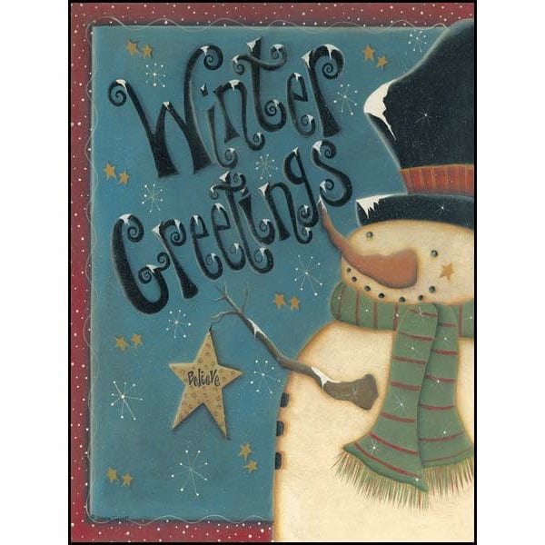 Winter Greetings By Scherry Talbott Art Print - 12 X 16-Penny Lane Publishing-The Village Merchant