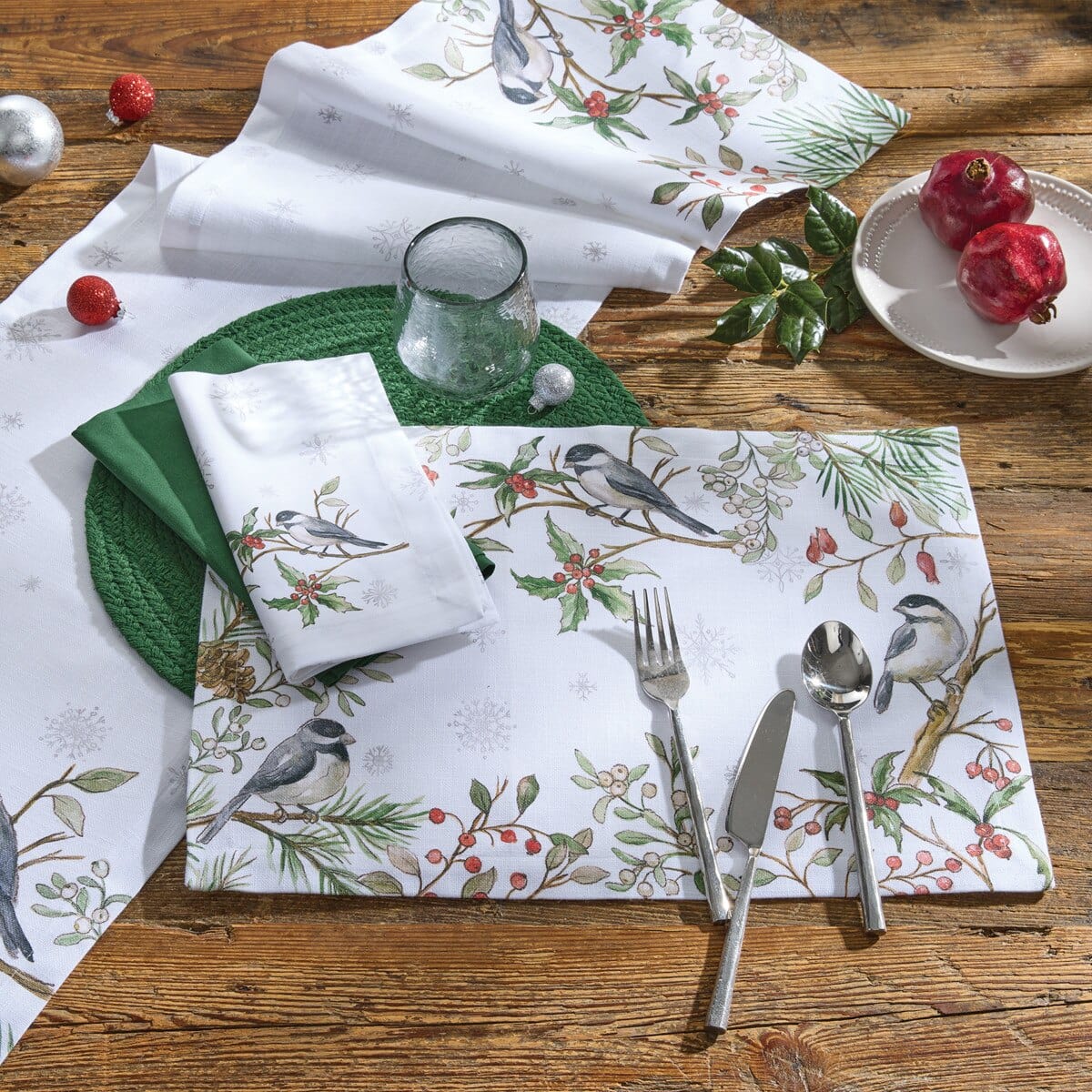 Winter Harmony Printed Placemat Set of 2