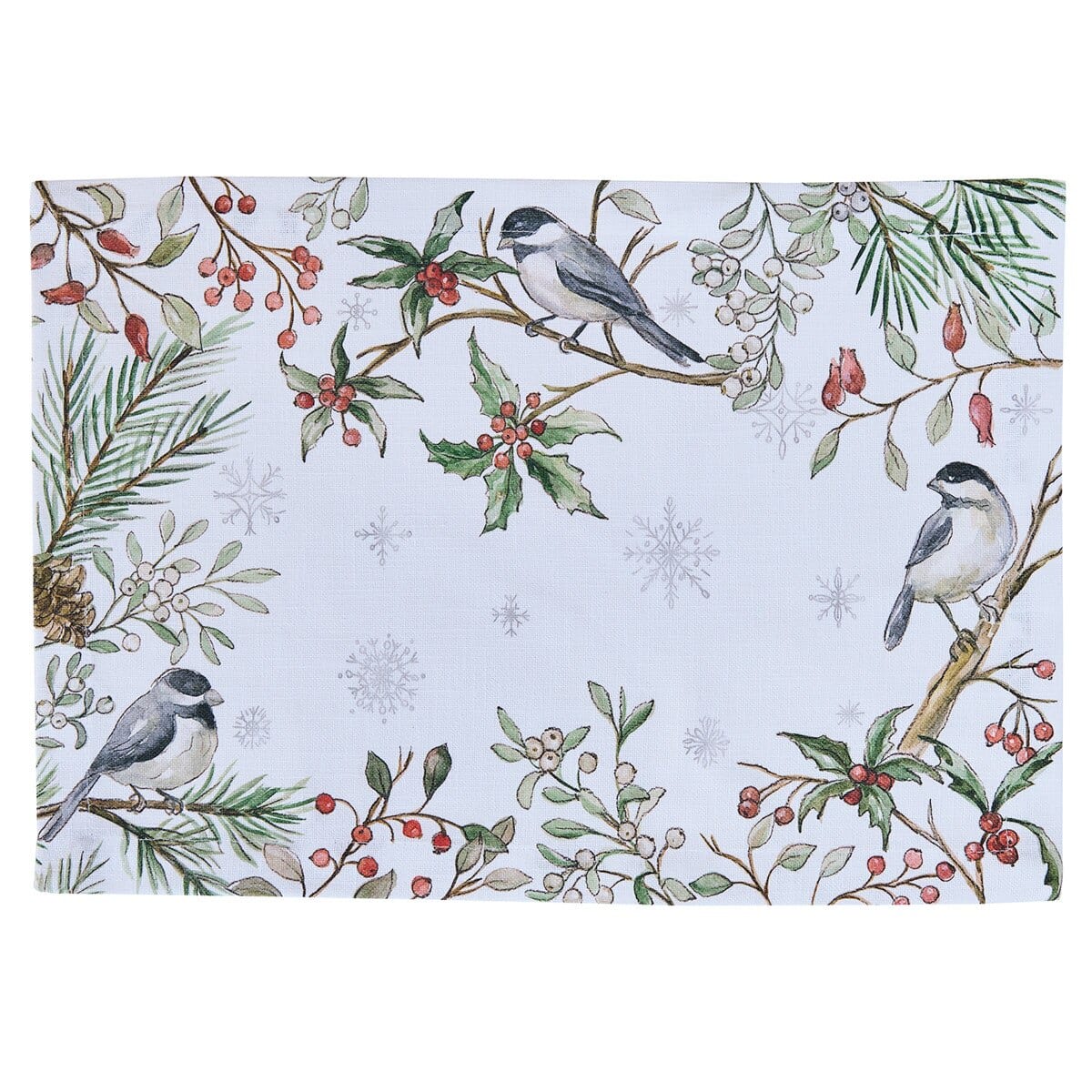 Winter Harmony Printed Placemat Set of 2