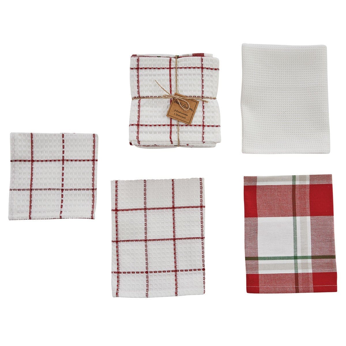 Winter Magic Dishtowel & Dishcloth Set 3 Dishtowel, 1 Dishcloth-Park Designs-The Village Merchant