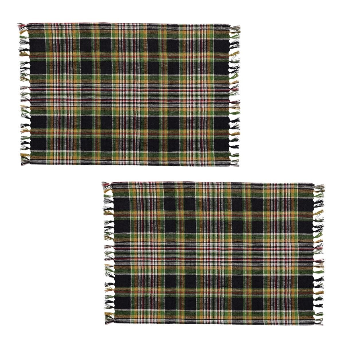 Winter's Night Tartan Placemat Set of 2