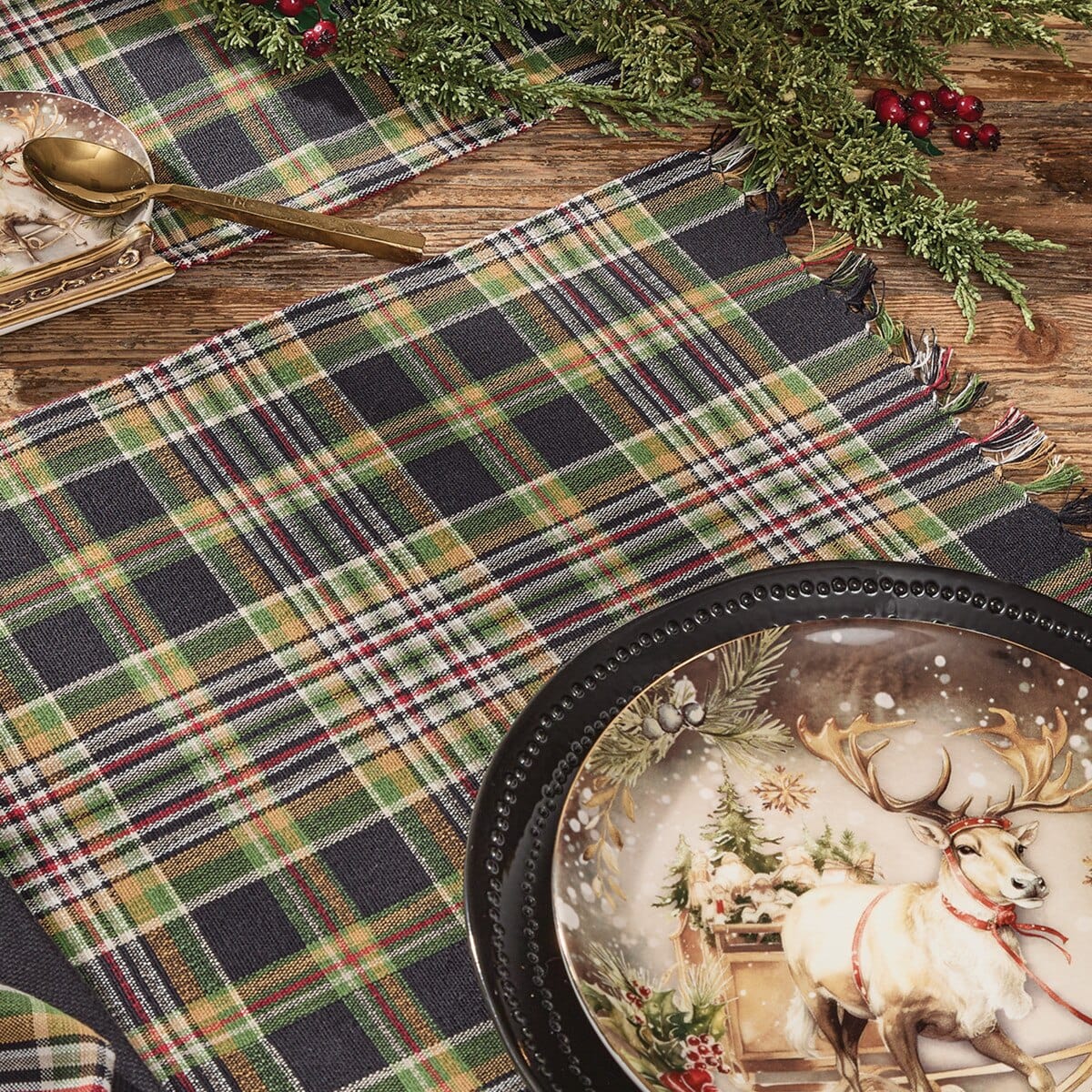 Winter's Night Tartan Placemat Set of 2