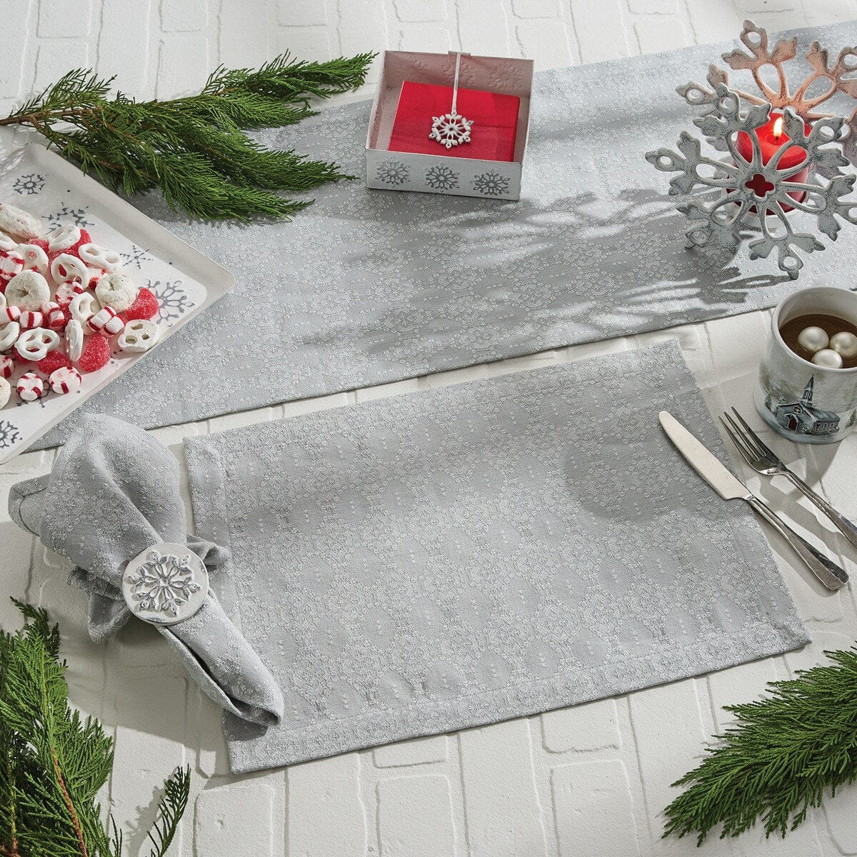 Winter Sky Table Runner 72" Long