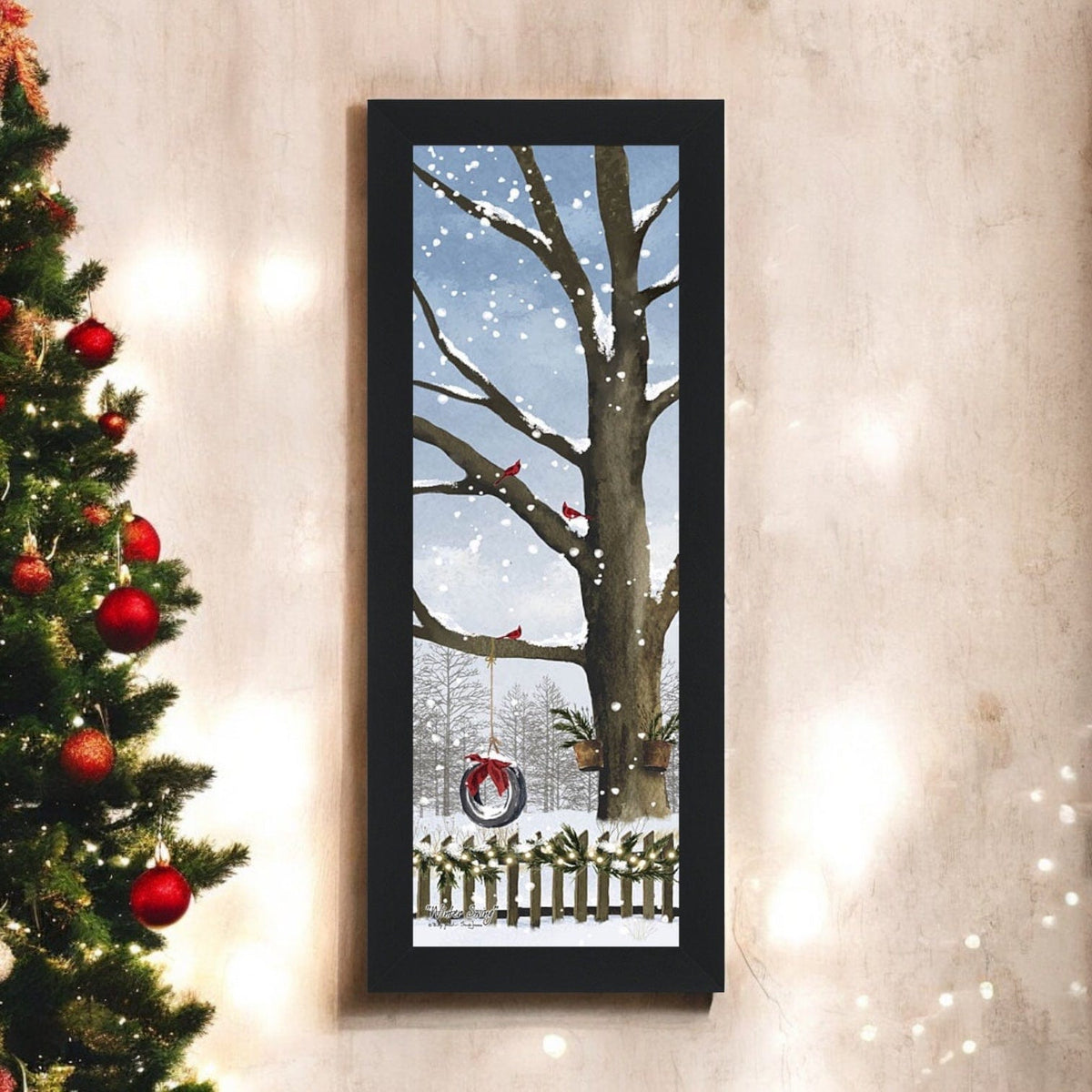 &quot;Winter Swing&quot; By Billy &amp; Sara Jacobs Art Print | Framed Print