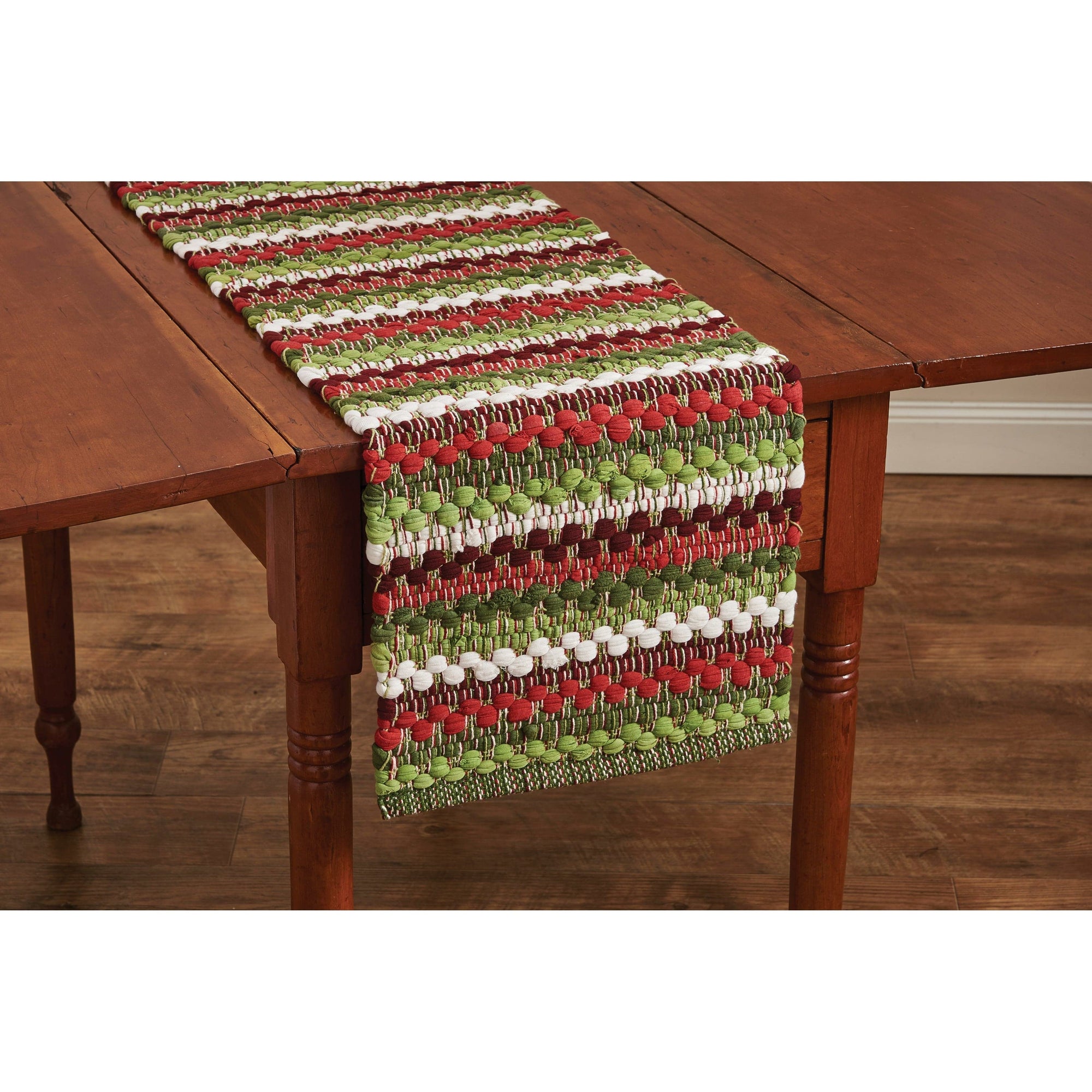 Wintergreen Chindi Table Runner 36" Long-Park Designs-The Village Merchant