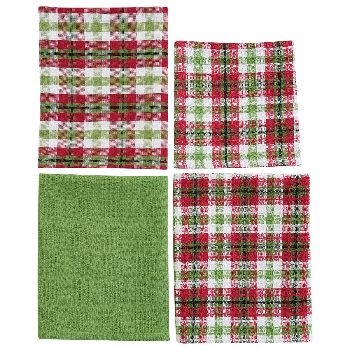 Winterland Dishtowel &amp; Dishcloth Set 4 Pieces - 3 DT &amp; 1 DC