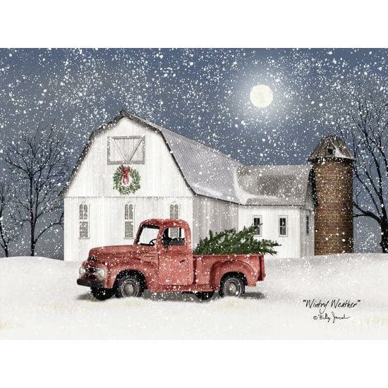 Penny Lane Publishing Wintry Weather By Billy Jacobs Art Print - 12 X 16