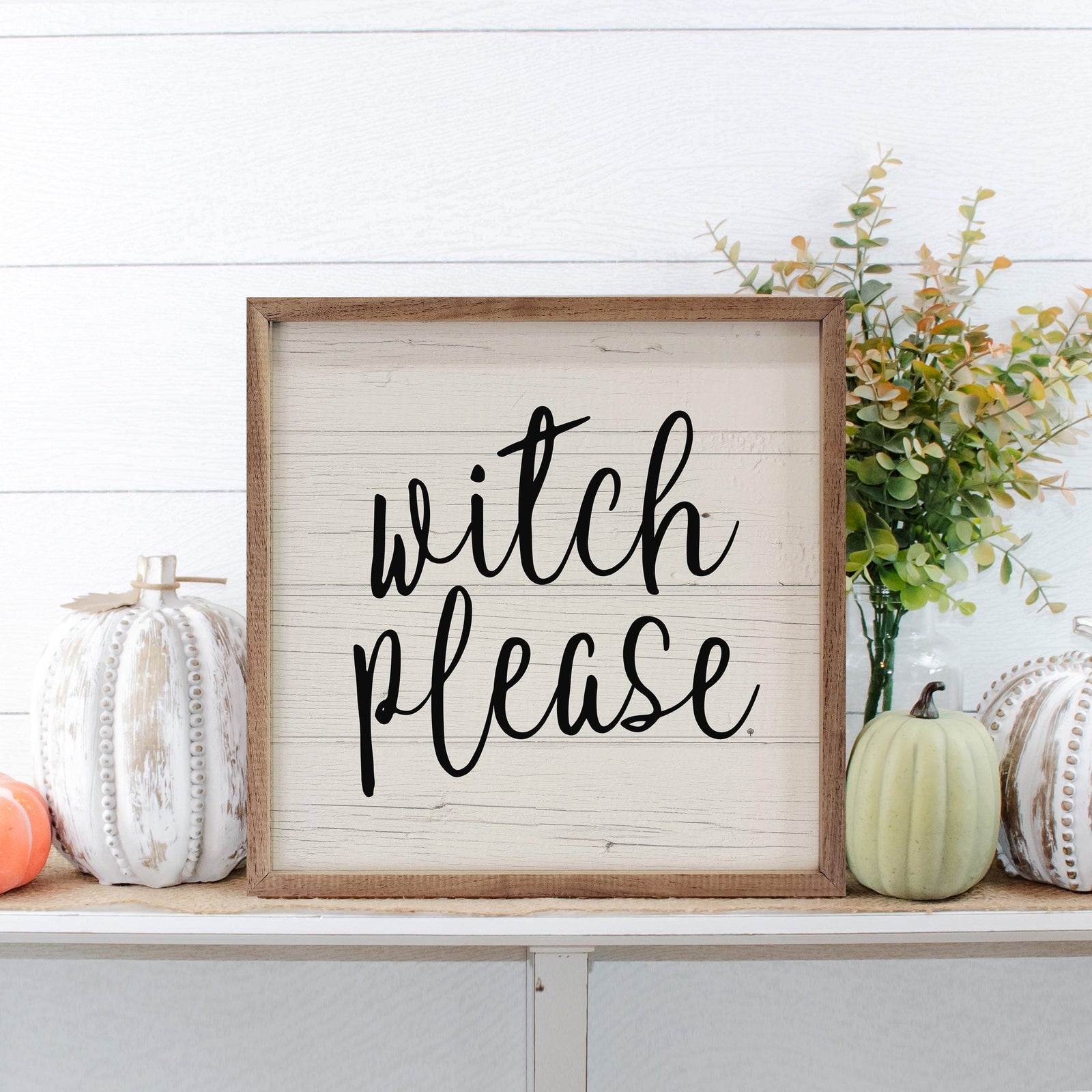 Kendrick Home Walnut Frames 4x4 Witch Please Whitewash